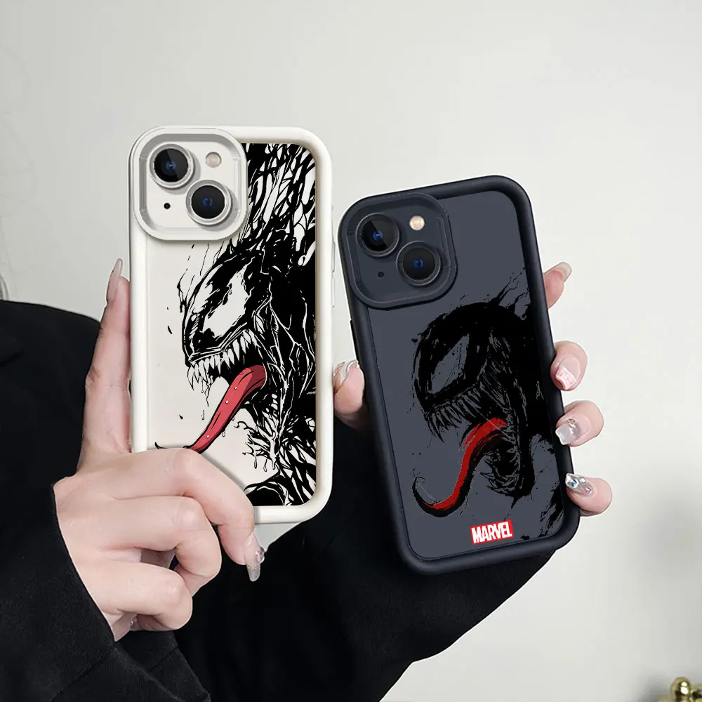 Marvel The Avengers Heros Venom Phone Case For VIVO X100 X90 X80 X70 X60 V30 V29 V27 V27E V25 V23 V23E V20 V15 V11I PRO 5G Cover