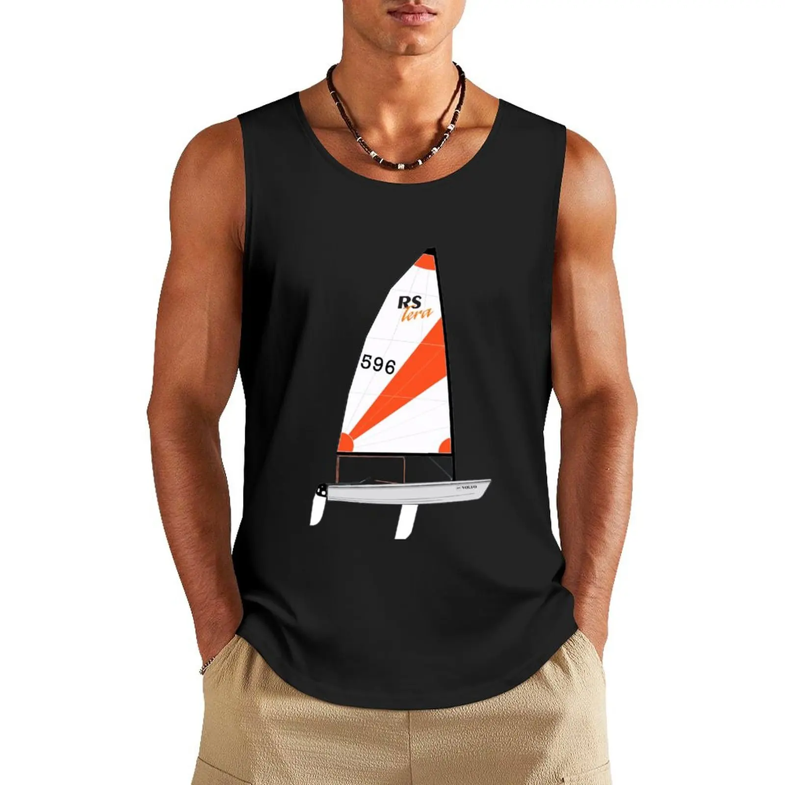 RS Tera 596 Sailing Dinghy Tank Top gym fashion 2025 man summer Men's tops