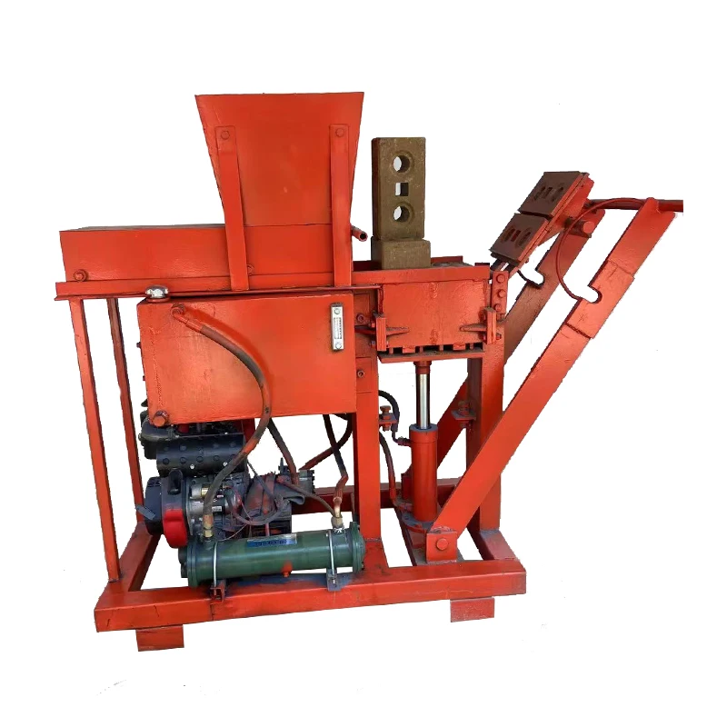 

Small Clay Brick Machine Hand Press Mud Earth Block Making Machine
