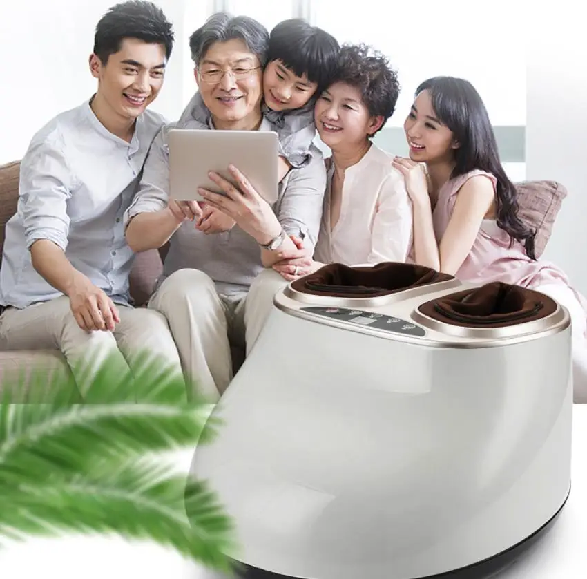 

220V Electric Antistress Foot Massager.cheap foot massage machine Infrared foot care.device with Heating & Therapy