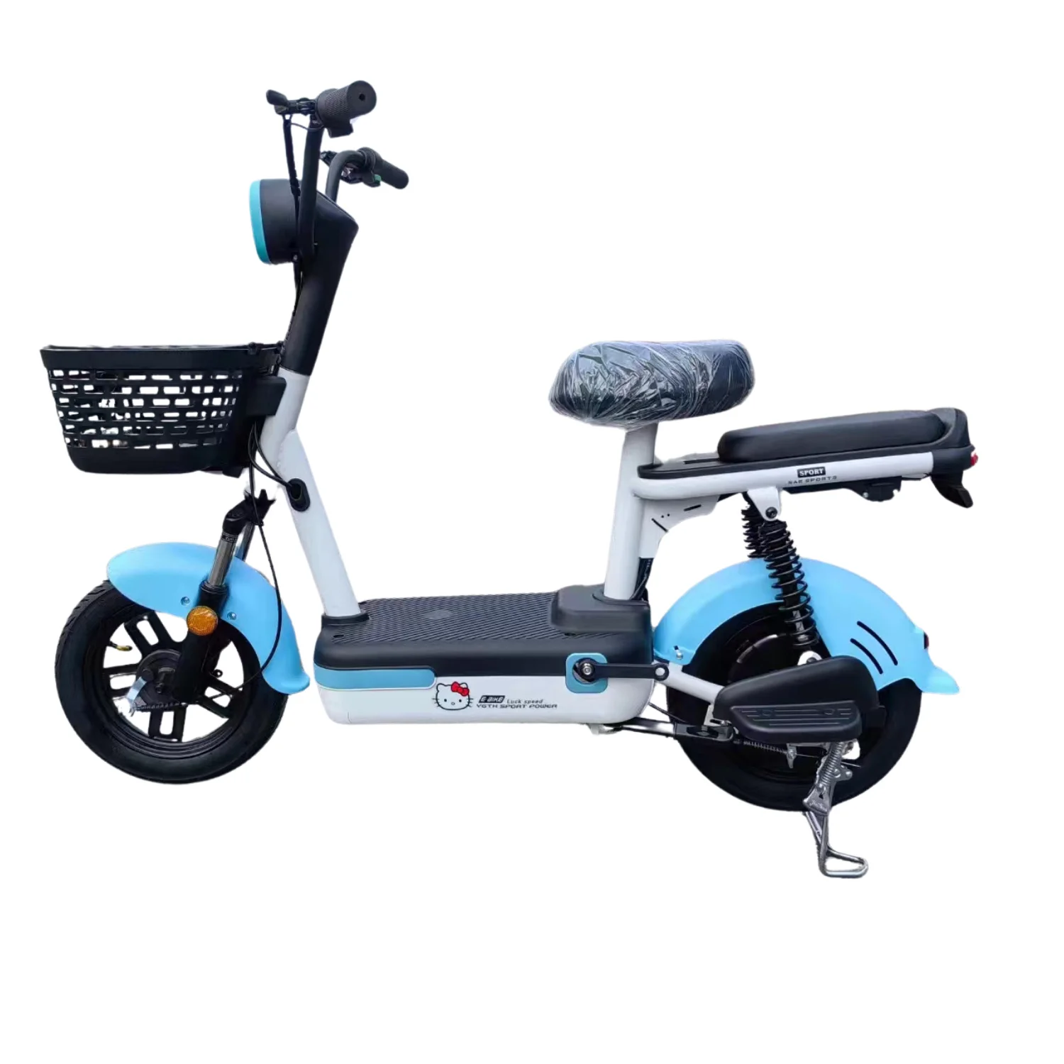 Best Sale Custom 40km/h Sportbikes 350W 48V Mini Electric Motorcycles with 40km/h Lithium Battery Fashionable Design