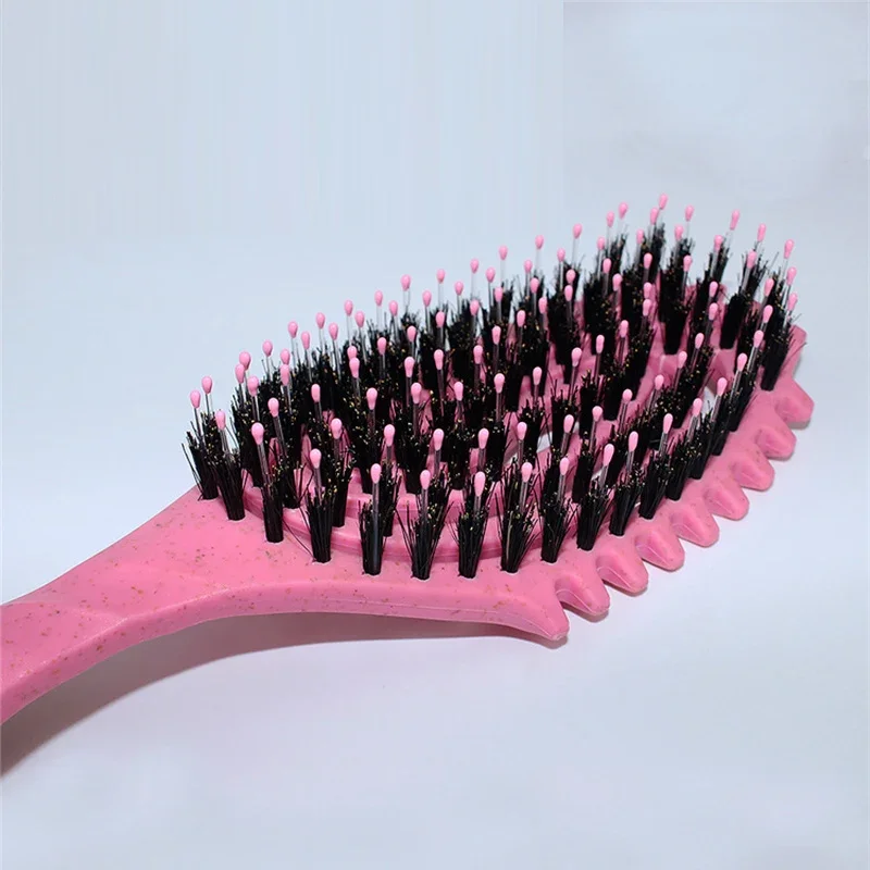 Curly Hair Styling Brush, Wild Boar Mane Comb