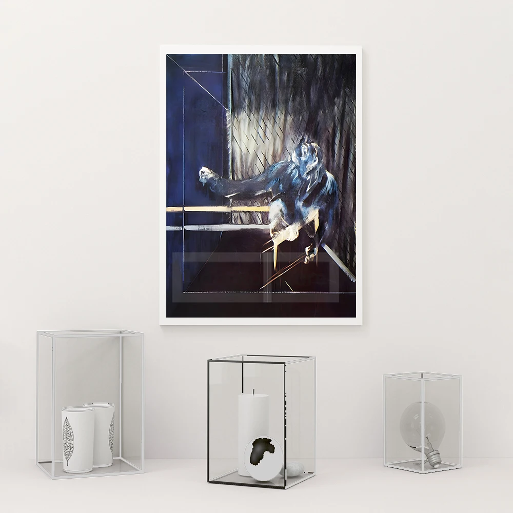 Francis Bacon Work Exhibition Poster Weird Style Portrait Prints Canvas Painting Abstract Wall Art Pictures Home Room Decoration