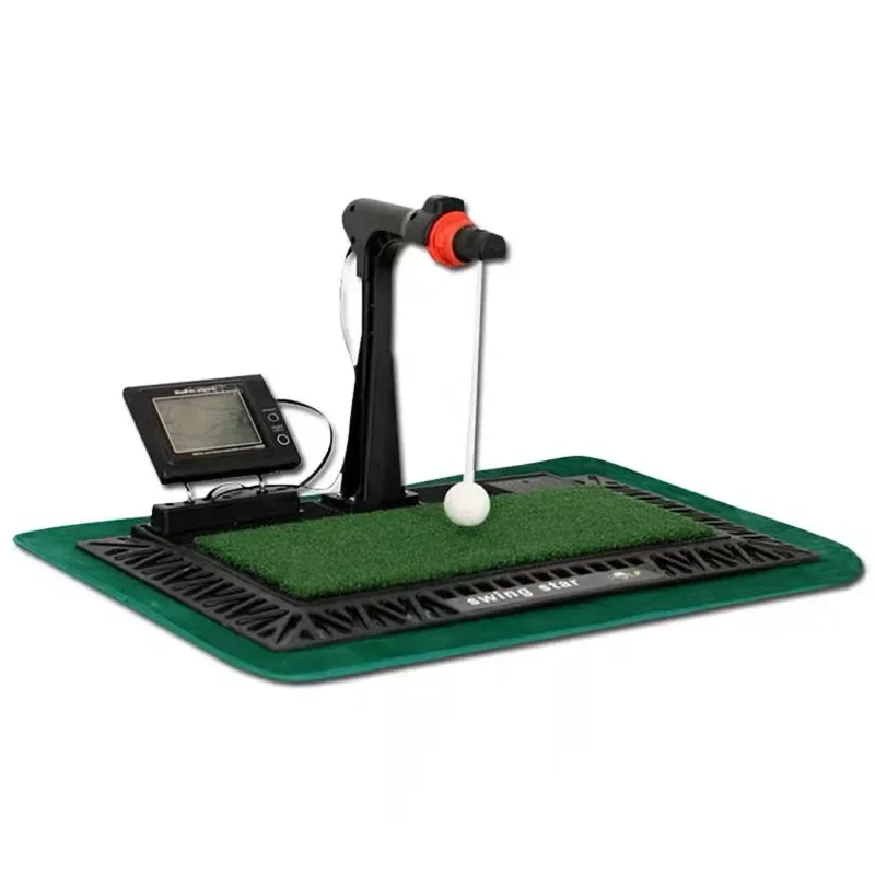 Elite Indoor Digital Golf Swing Practice Exerciser Trainer with English Panel And Auxiliary Voice Interactive Screen for Golfers