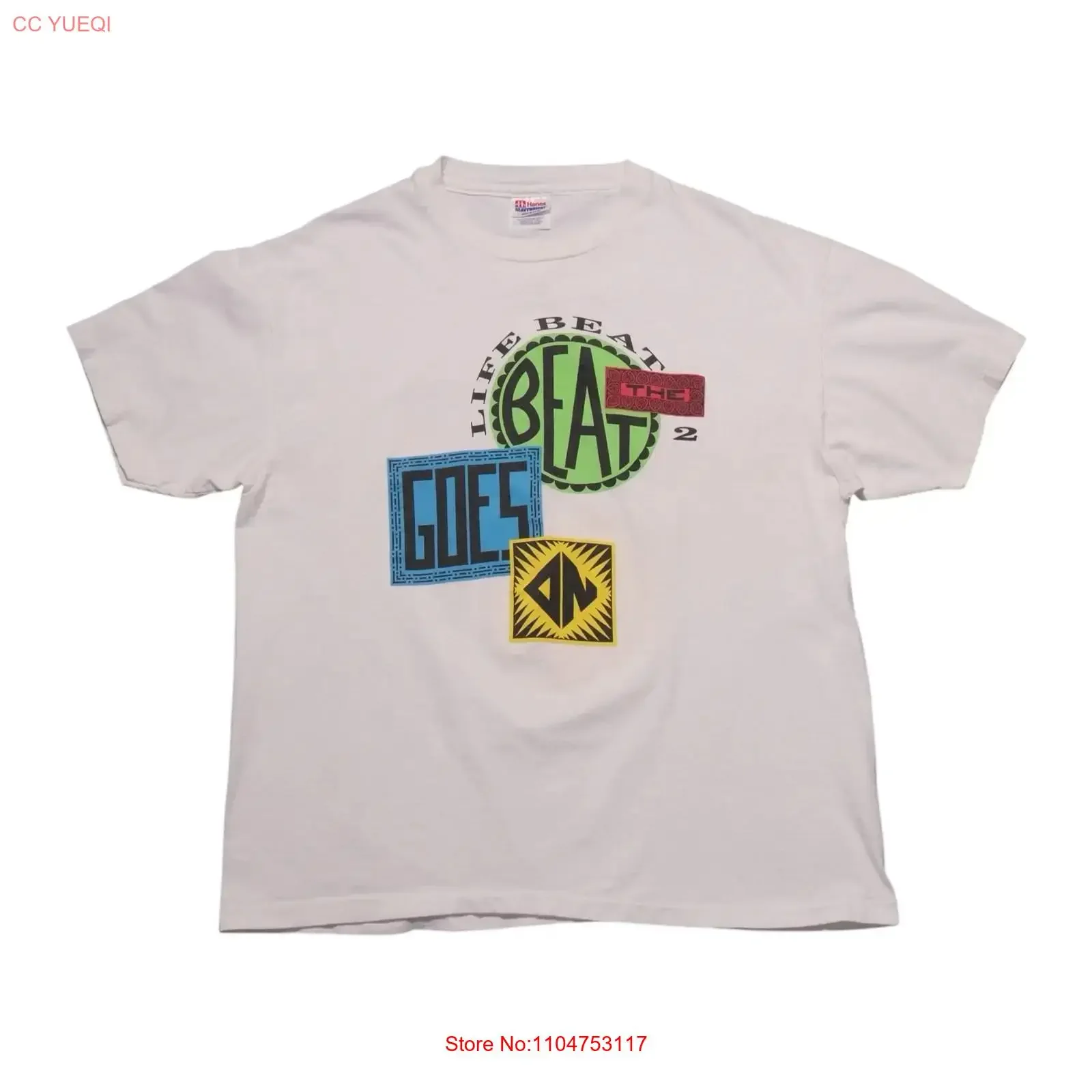 Camiseta Vintage VH1 The Life Beat Goes On de Gloria Estefan y Dave Matthews, Talla XL, Estilo Vintage Lavado, Suave y a la Moda