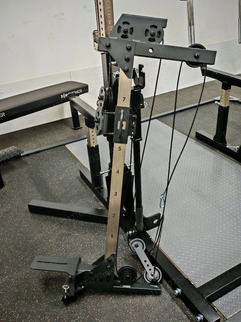 High position pulley, curved wrist lift, side pressure arm strength enhancement