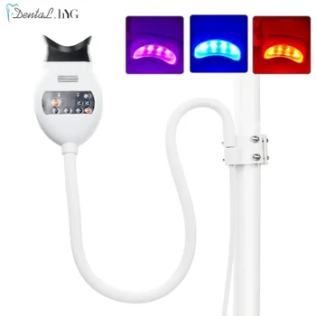 Dental cold light lamp 3 colors teeth whitening machine bleaching accelerator device LED light dentistry tool