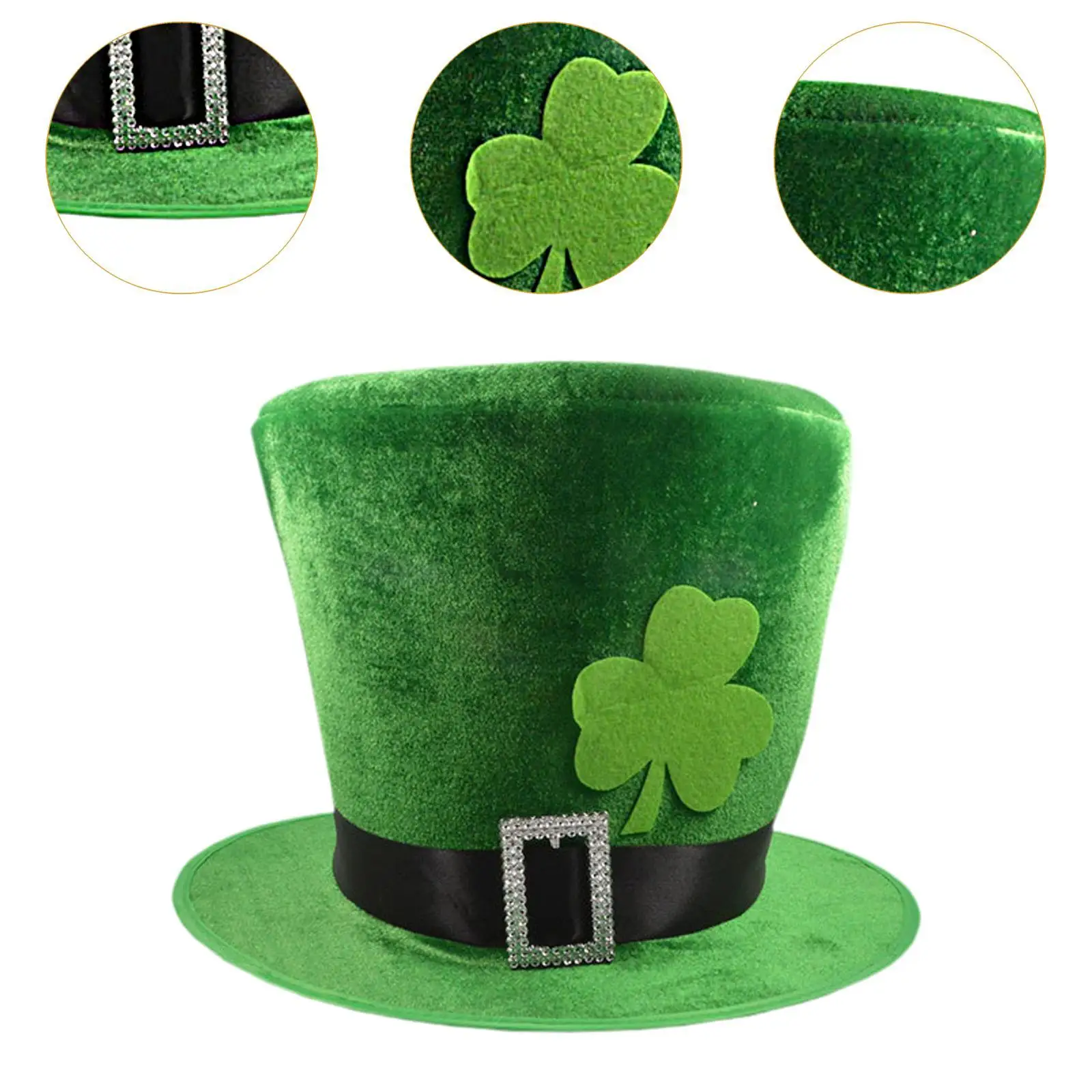 ST. Chapeau de fête de Patrick, cadeau, accessoires Photo, décor, nouveauté, chapeau haut-de-forme pour fête de vacances