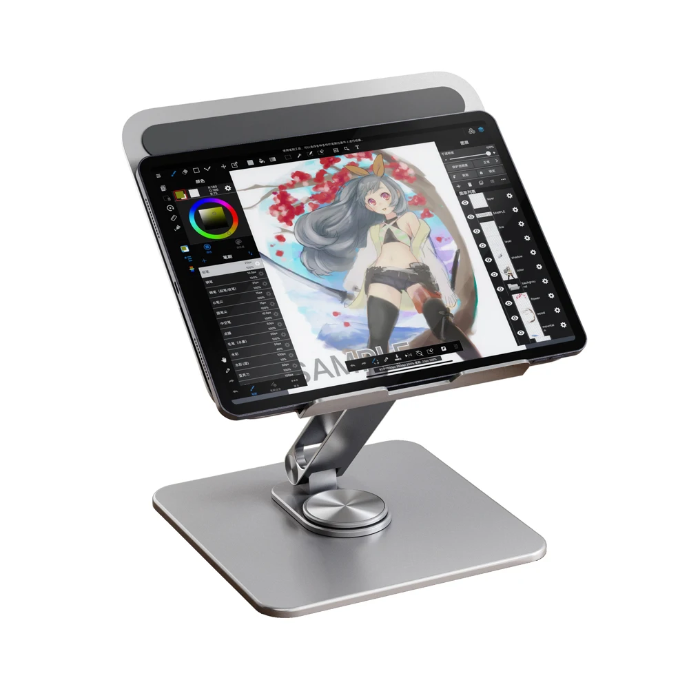 P30 Laptop Stand for Collaborative Work with 360 Swivel Base Ergonomic Laptop Lifter