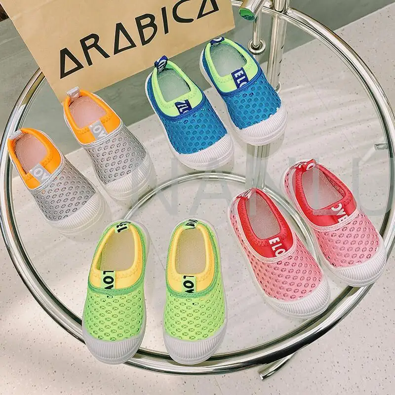 

Kawaii повседневная обувь, детская обувь, детская сетчатая обувь South Egret, лето 2026, спортивные сандалии, дышащие легкие эластичные сандалии