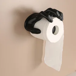 1 PC  Gothic style black witch hand, bathroom toilet paper decoration box, creative design, Halloween home decoration craft
