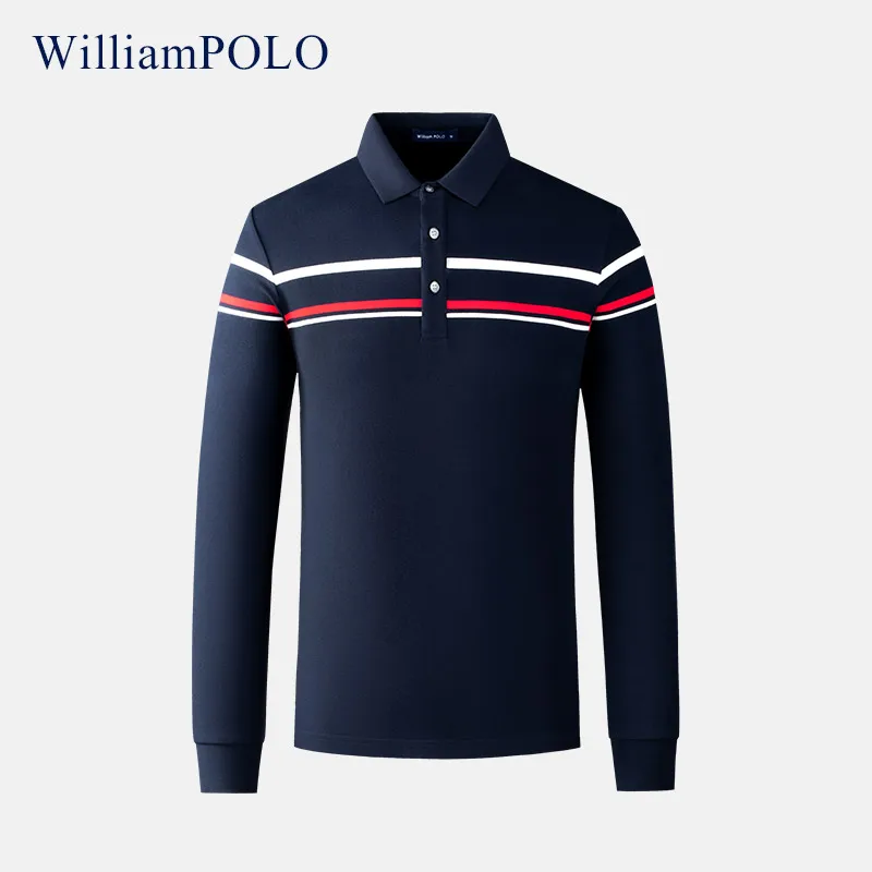 Casual long-sleeved polo shirt for men Spring and Autumn 24 light business classic series undercoat for men sports