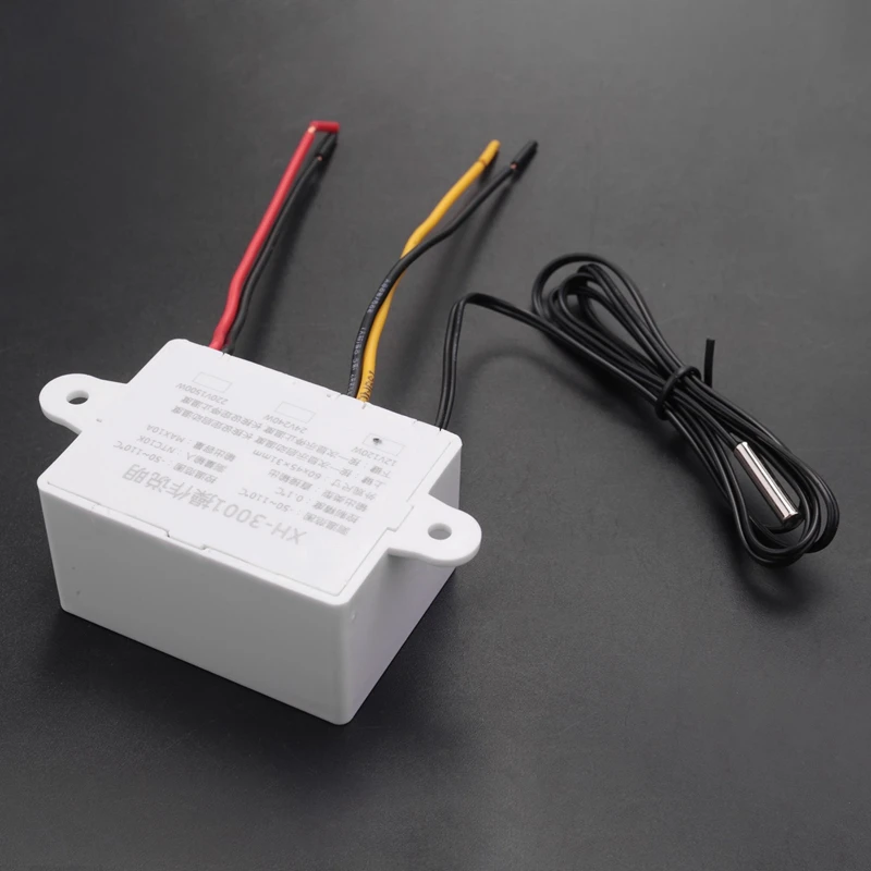 3Pcs XH-W3001 Digital LED Temperature Controller Module Digital Thermostat Switch Electronic Thermostat (12V 10A 120W)