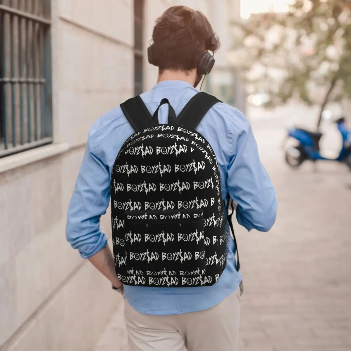 Junior H Merch Sad Boyz Student Backpack School Bag Hiking Travel Daypack for Boys Girls Bookbag Shoulder Bags