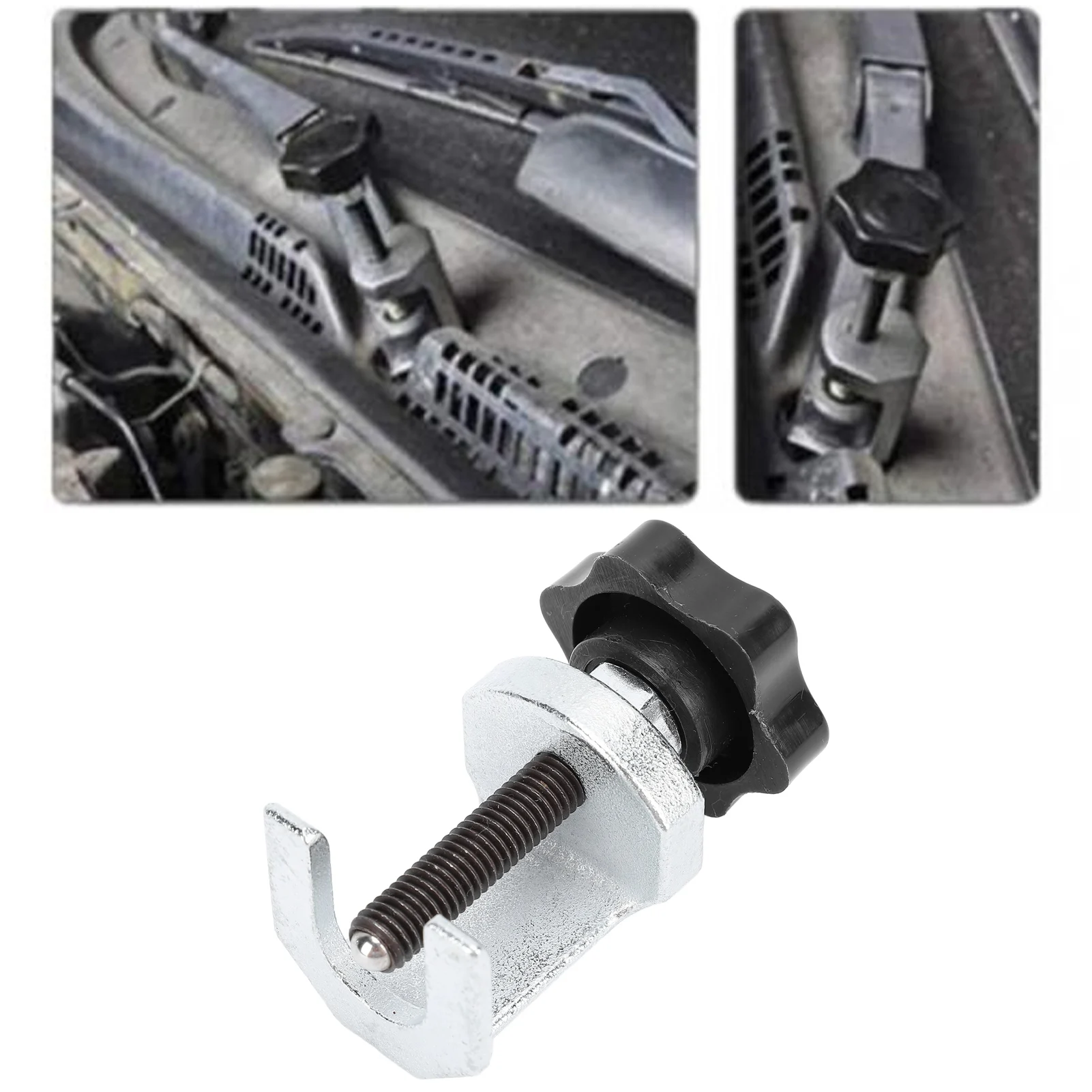 Auto-Wischerarm-Entfernungswerkzeug, verstellbare Schraube, Metall, Auto-Windschutzscheibe, Scheibenwischer-Entferner, Abzieher für 15 mm gerade Splined