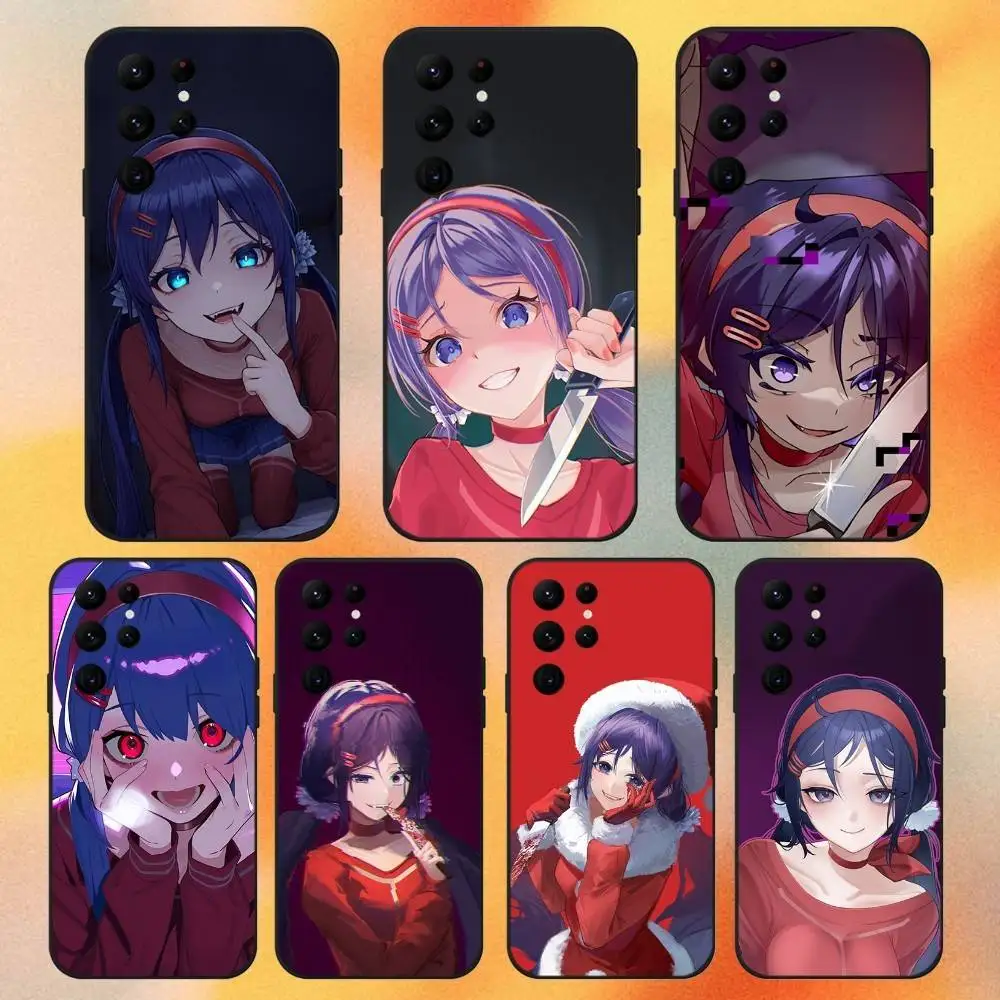 

Miside Mita Game Phone Case For Samsung S 25,24,23,22,30,21,10,9,Ultra,Plus,Lite,FE,4,5G Black Soft Case