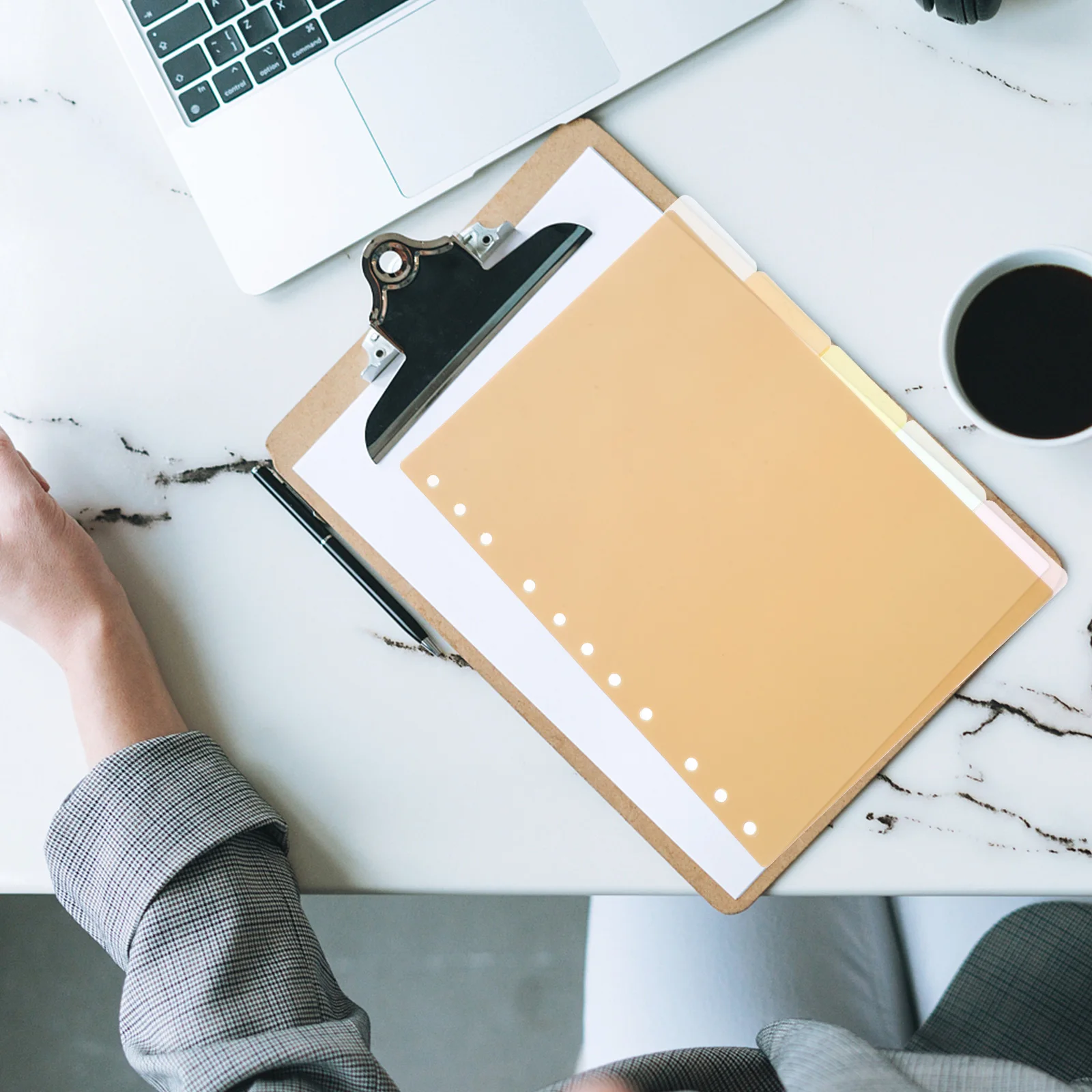 

Plastic Binder Dividers Book Notepad Divider Tabs Detachable Page Organizers For Notebooks Files Planners School Folder