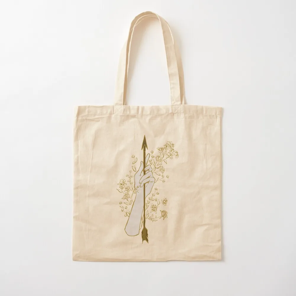 Gold Arrow of Artemis Tote Bag Big bag women cloth bag woman shopping logo Canvas Tote