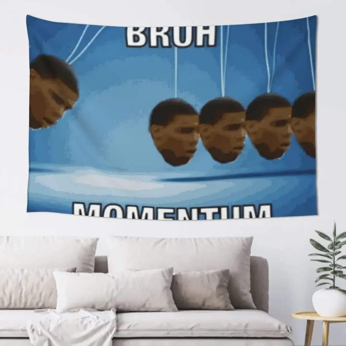 Bruh Momentum Tapestry Home Decor Accessories Decoration Wall Tapestry