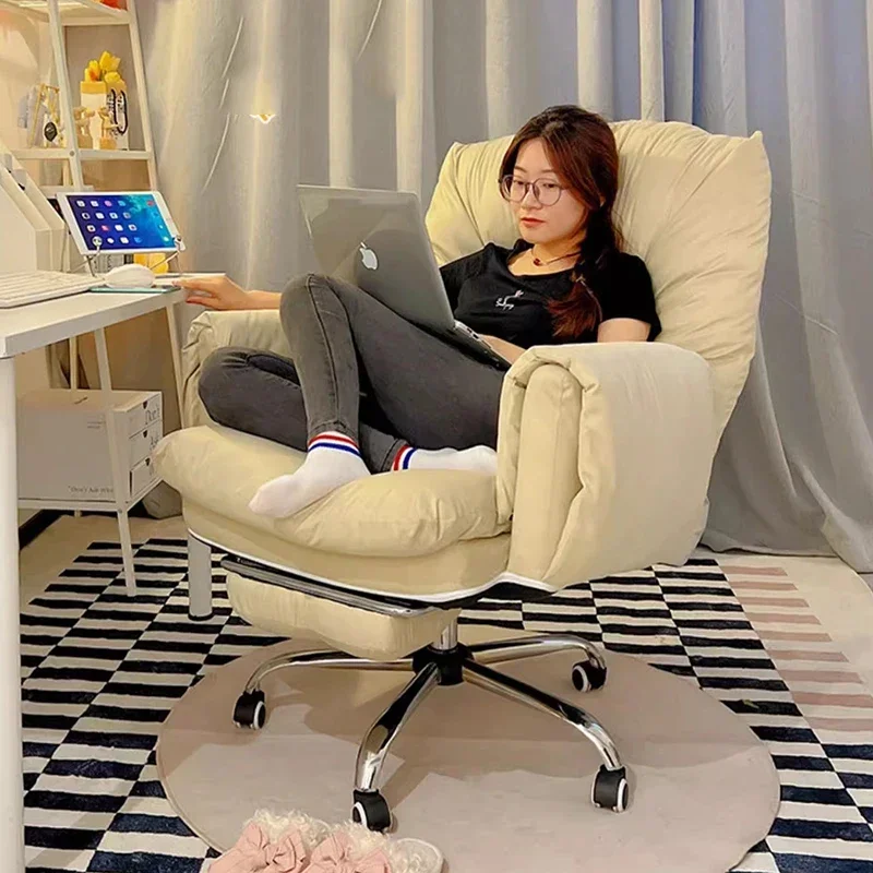 

Customizable Sedia da ufficio pigra per salone Sedia da ufficio direzionale moderna ed ergonomica di lusso Ruote da lettura rila