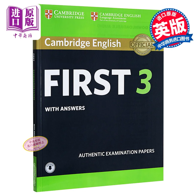 

Cambridge English First 3 Students Book With Answers With Audio Cambridge ESOL Cambridge University Press 9781108380782 Book