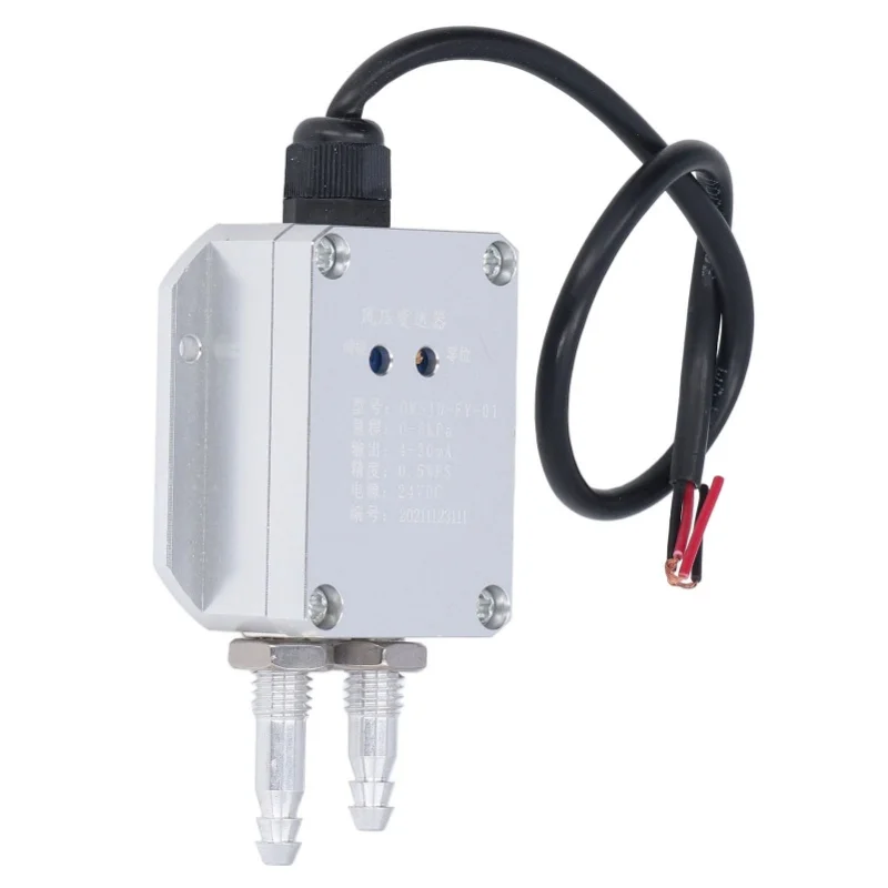 Wind Pressure Transmitter Differential Transducer Sensor 05Kpa 420mA DC24V OMSJDFY01