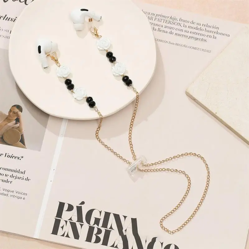 Mask Chains Retro Mask Hanging Rope Anti-lost Hanging Neck Accessories Sunglasses Rope Chain Solid Color Bohemian Glasses Chain