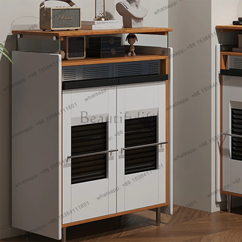 Factory Direct Sales Modern Vertical Shoe Shelf Designer Nordic Luxury Living Room Cupboard Shoe Cabinet Display Organizer Zapat