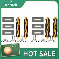 Y15A 2Set Hepa Filter Main Brush Side Brush For Ecovacs Deebot OZMO 930 DG36 Vacuum Robot Cleaner Replacement Spare Part