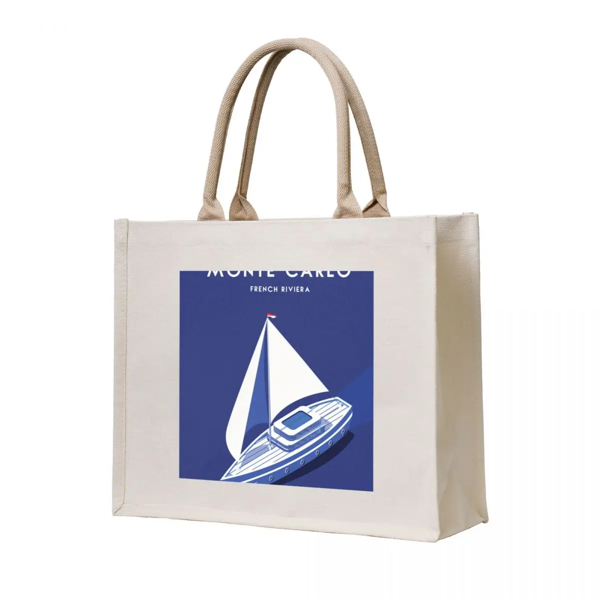 

Monte carlo Monaco travel poster Tote Bag great bag Big bag women Women's shopping Shopping bags
