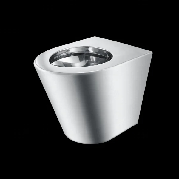 Professional manufacturer of durable 540mm stainless steel toilets