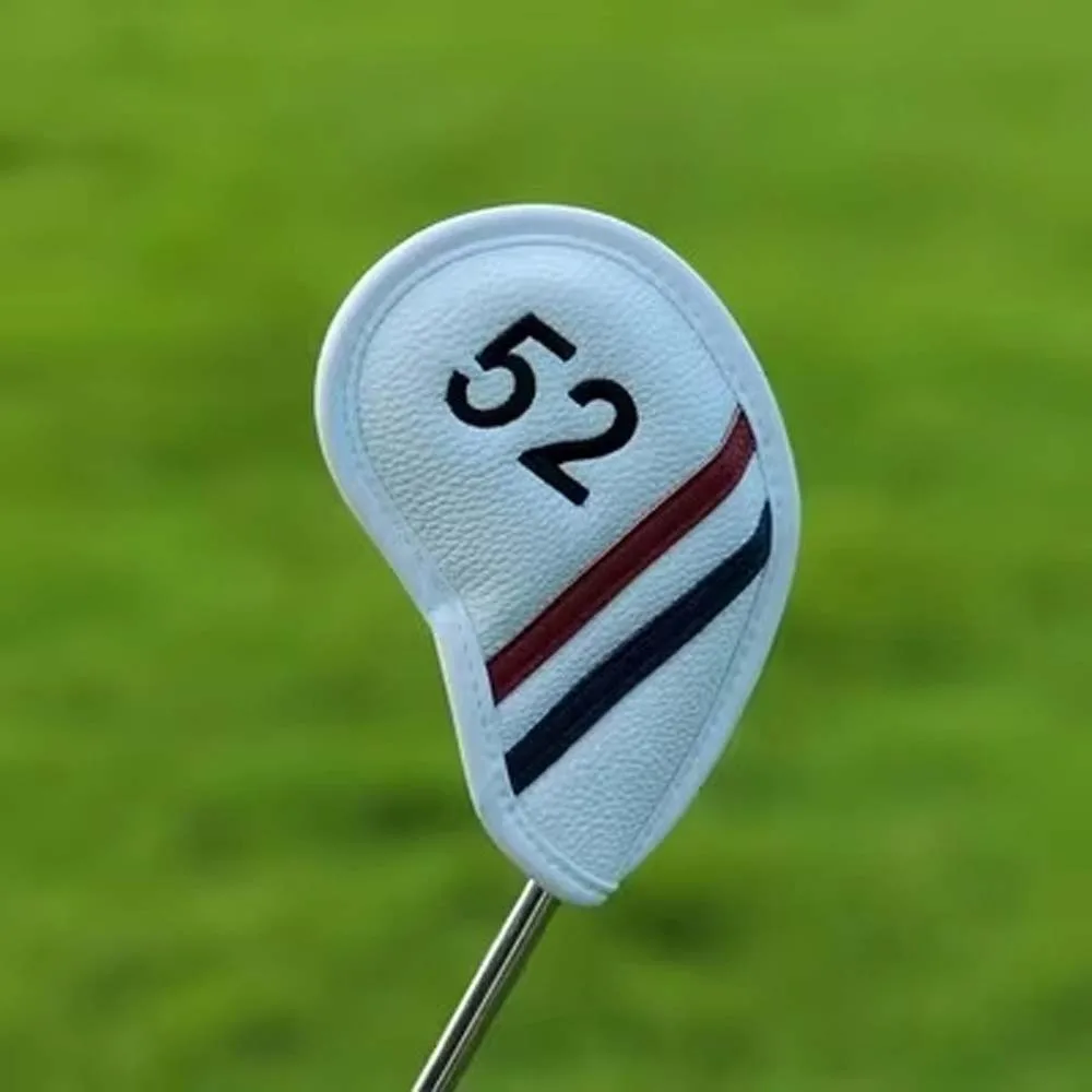 

PU Leather Golf Wedge Cover Angle Club 56 58 60 Degree Sand Wedge Headcover Waterproof Big Number Golf Club Cover