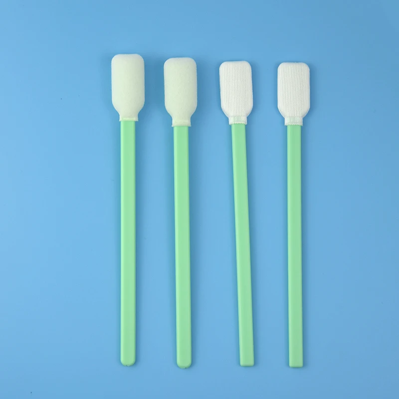 Industrial Cleanroom Swabs – Polyester/Foam Heads, High Absorbency, Lint-Free for Electronics, Medical & Lab Precision Cleaning