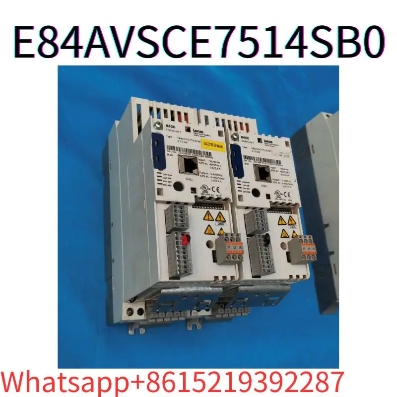 second-hand 8400 servo frequency converter E84AVSCE7514SB0 tested ok