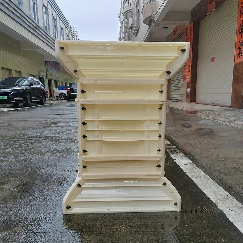 Cast-in-place Cement Gate Columns Decorative Building Roman Column for Nordic-style Villa Mold Roman Column Square Pier Mold W