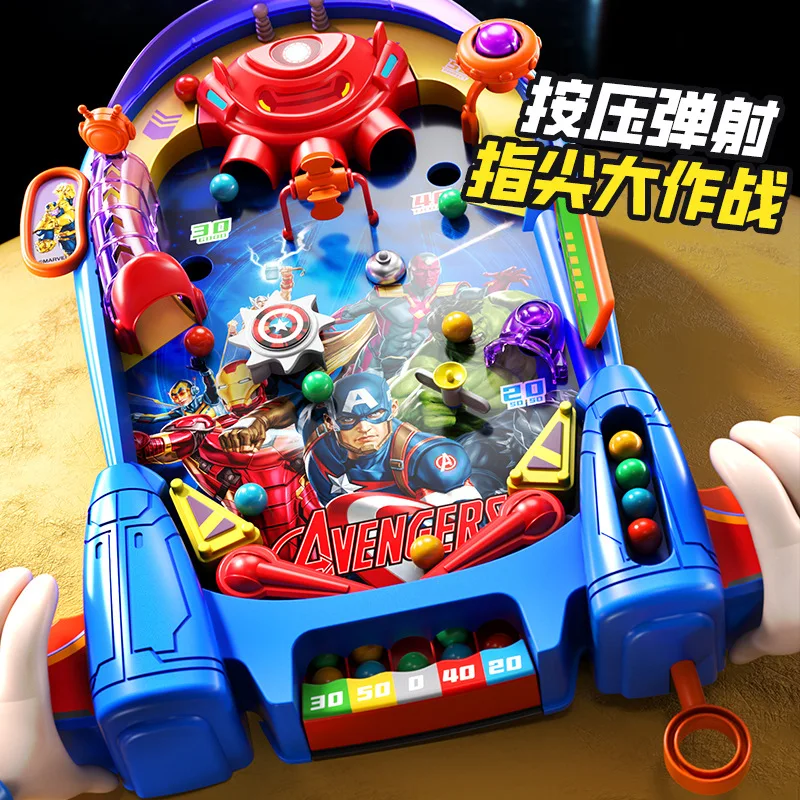 Marvel genuine children's two player pinball game machine parent-child interactive shooting board game puzzle boy and girl toy