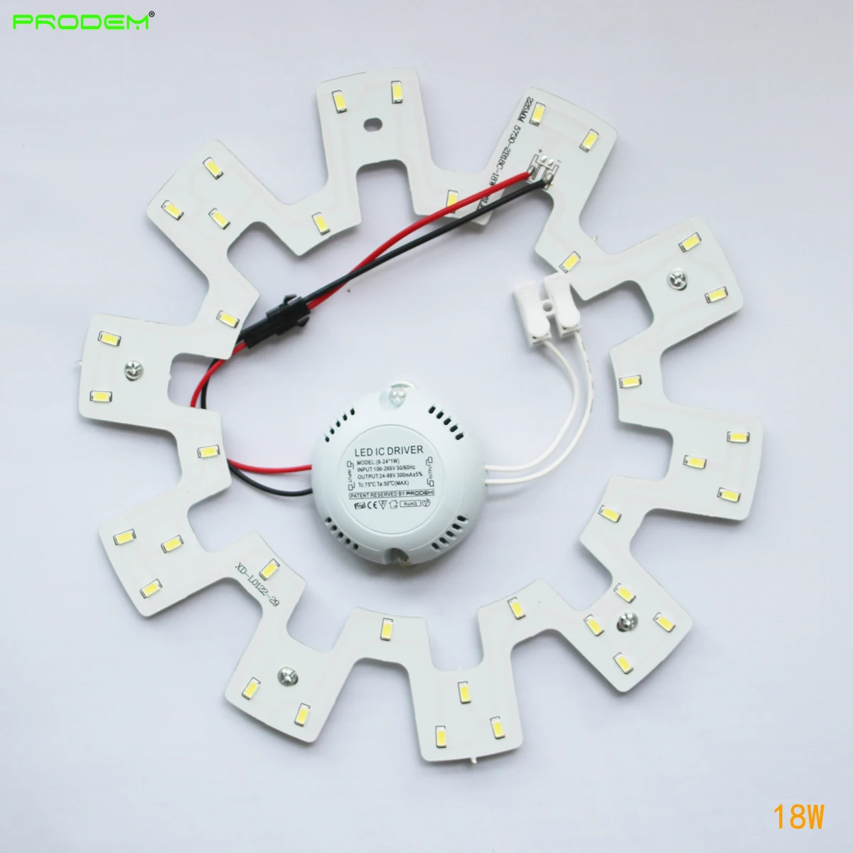 Easy Install Round 15W 18W 24W LED Ceiling Lamp Kits Ring Light PCB Surface Mounted Replace 2D Circular Tube 120V 220V 230V 240V