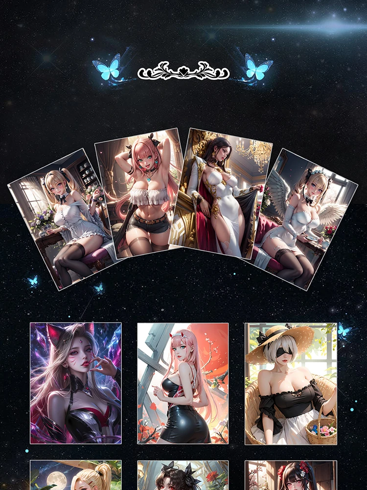 New Goddess Collection Card Sweet Talk Hobby Waifu Card Hobby Anime Doujin CCG Card Booster Box Personal Colletion Toy Gifts