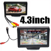 High - Quality 4.3 - Inch TFT - LCD Display - HD Digital Color Screen - PAL/NTSC - Suitable for Car Rear View Reverse Camera Use