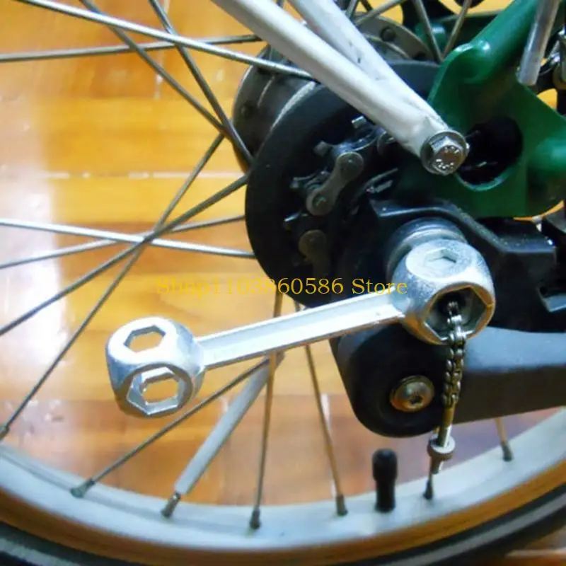 242A 360° Rotate 10in1 Hex Keys Universal Bikes Hexagonal Wrench Repair 6-15mm Holes Hex Keys Wrench for Bicycle Repair