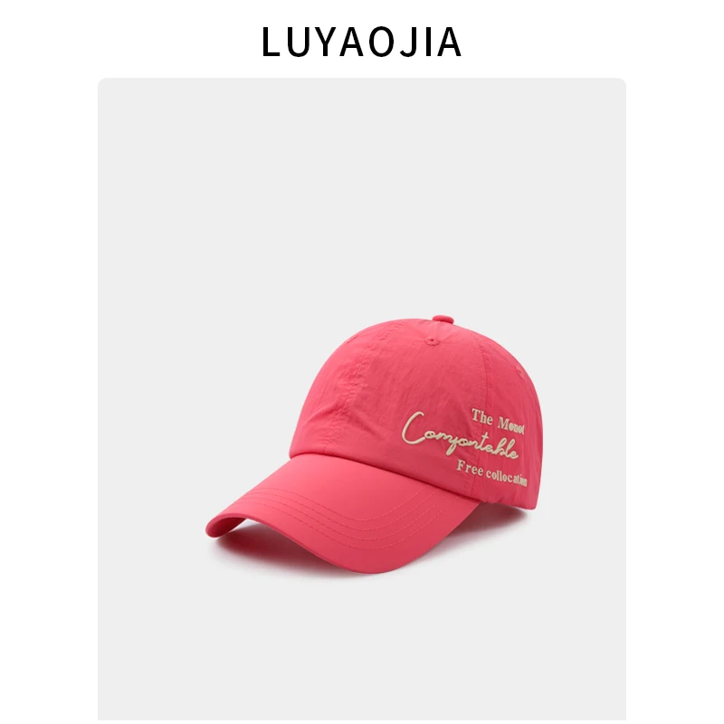 

Summer quick-drying baseball cap female alphabet outdoor travel sports sun protection cap
