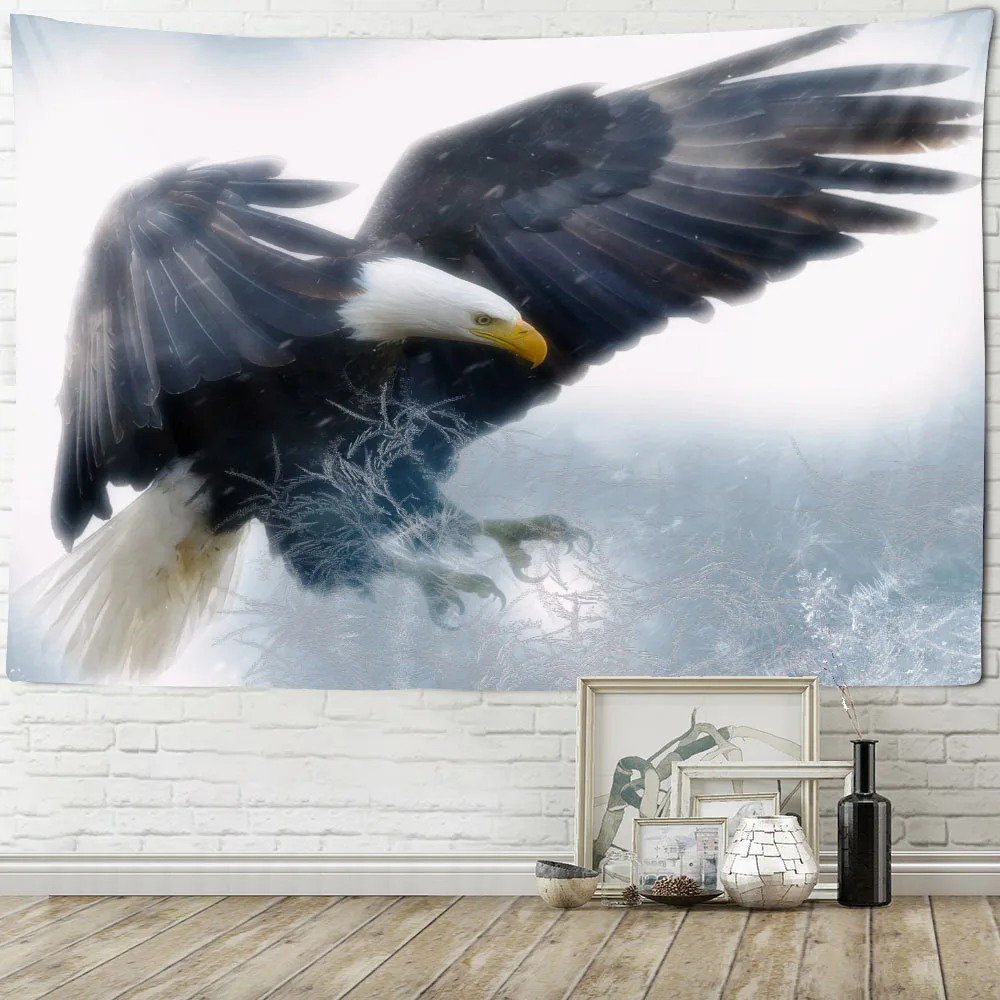 

Flying Eagle Tapestry Sky Landscape Wall Hanging Beach Mat Travel Mattress Small Fresh Boho Home Decor Room Wall Decoration