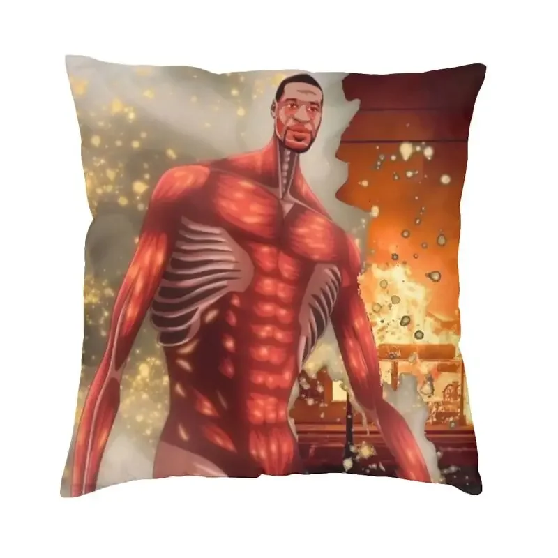 Luxury George Floyd Cushion Cover for Sofa Velvet Pillow Case Home Decor Pillowcase pillow covers decorative