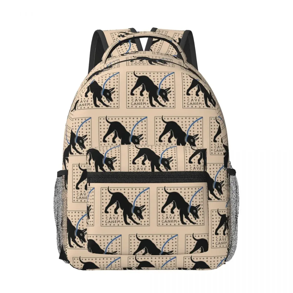 

CAVE CANEM Dog Woman Backpacks Boys Girls Bookbag Fashion Students School Bags Portability Travel Rucksack Shoulder Bag