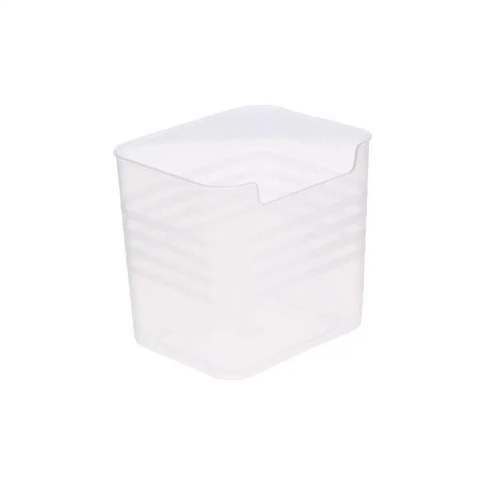 Durable Desktop Organizer Stationery Box Cosmetic Holder Large Capacity Storage Box Korean Translucent Pen Holder Stationery