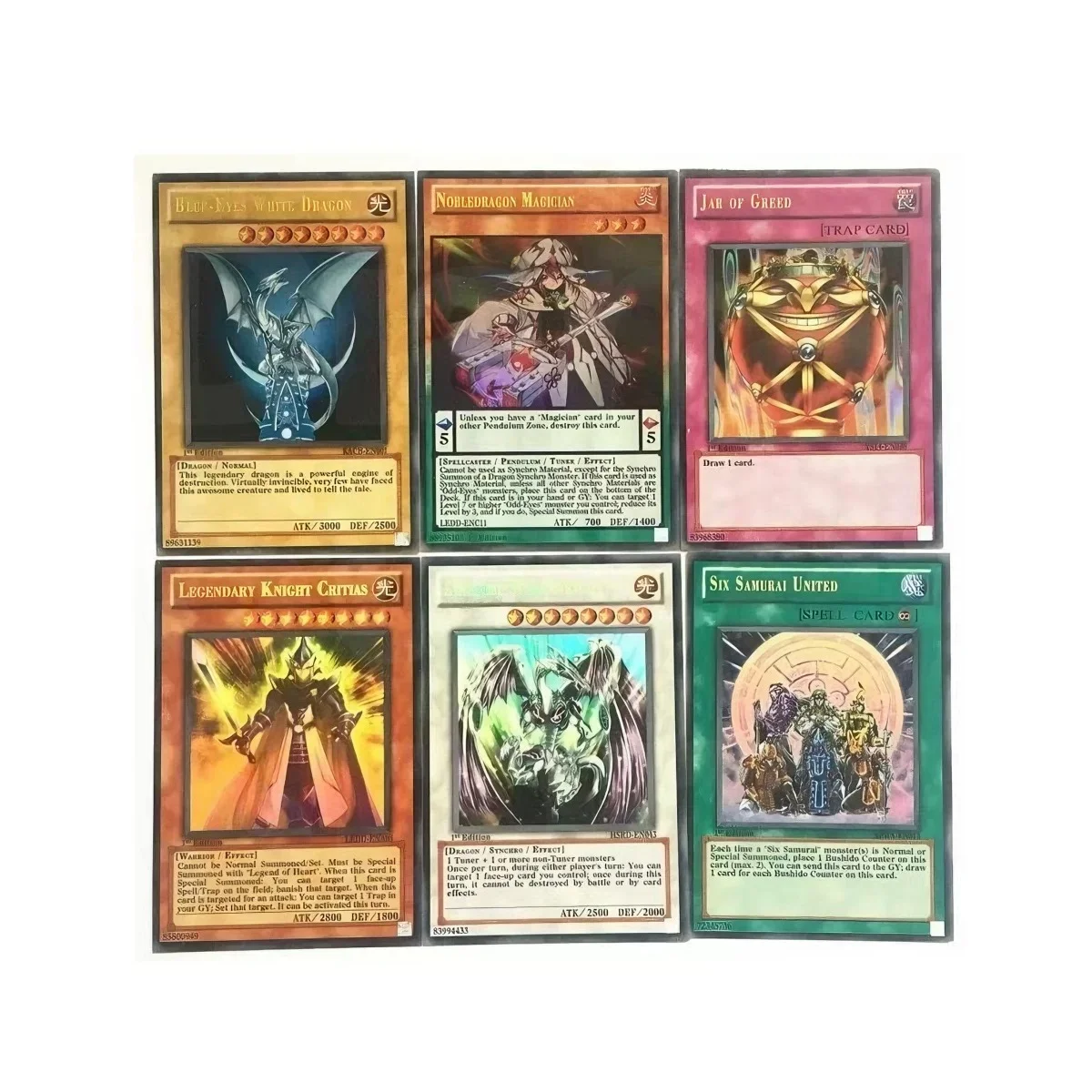 240pcs Yu Gi Oh Anime Style Cards Blue Eyes Dark Magician KAIBA RAFAEL Orichalcos‌‌ Yugioh DM Classic Proxy DIY Battle Game Gift