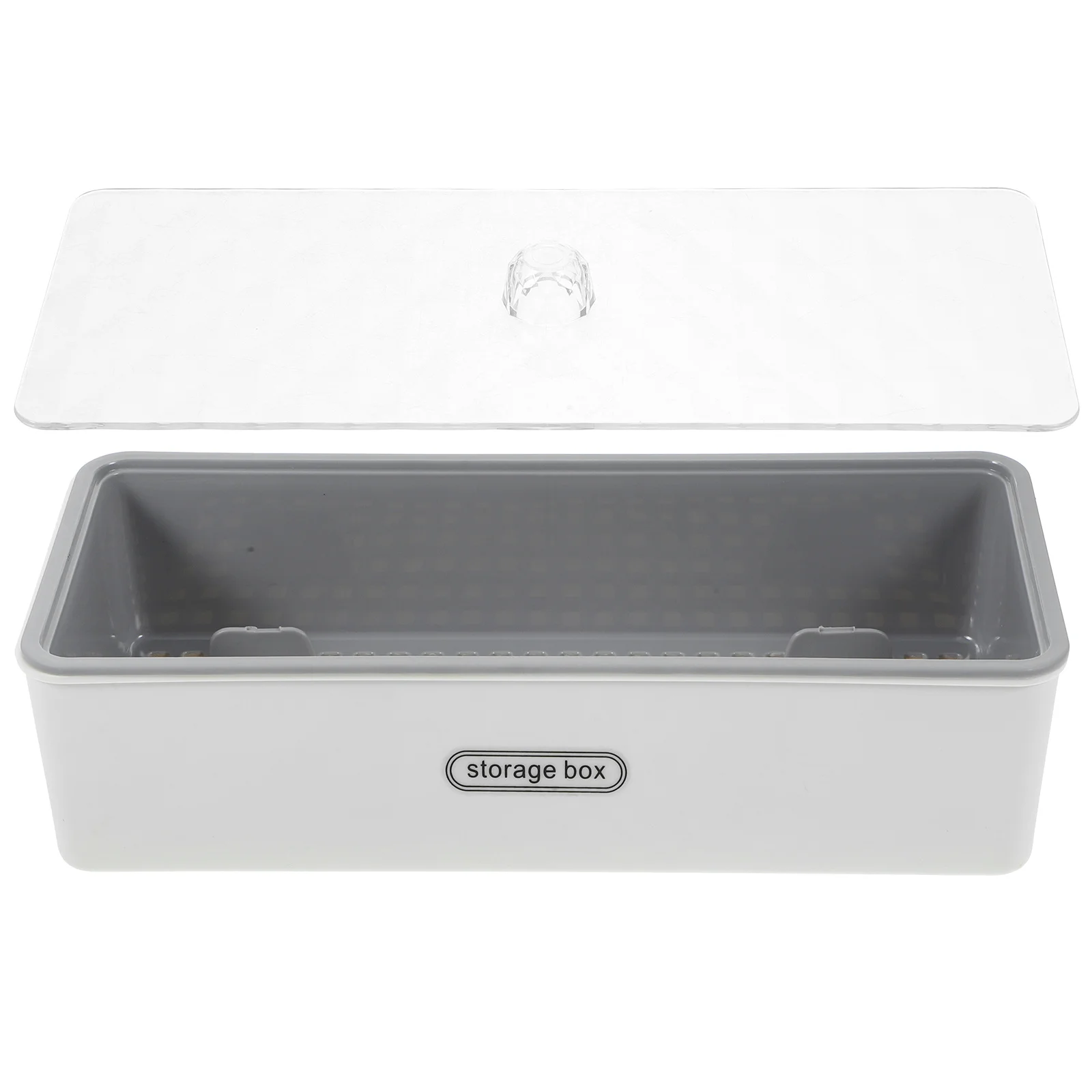 

Cutlery Box Draining Design Scratch Resistant Easy Clean Countertop Utensil Organizer Household Storage Case Plastic Multi