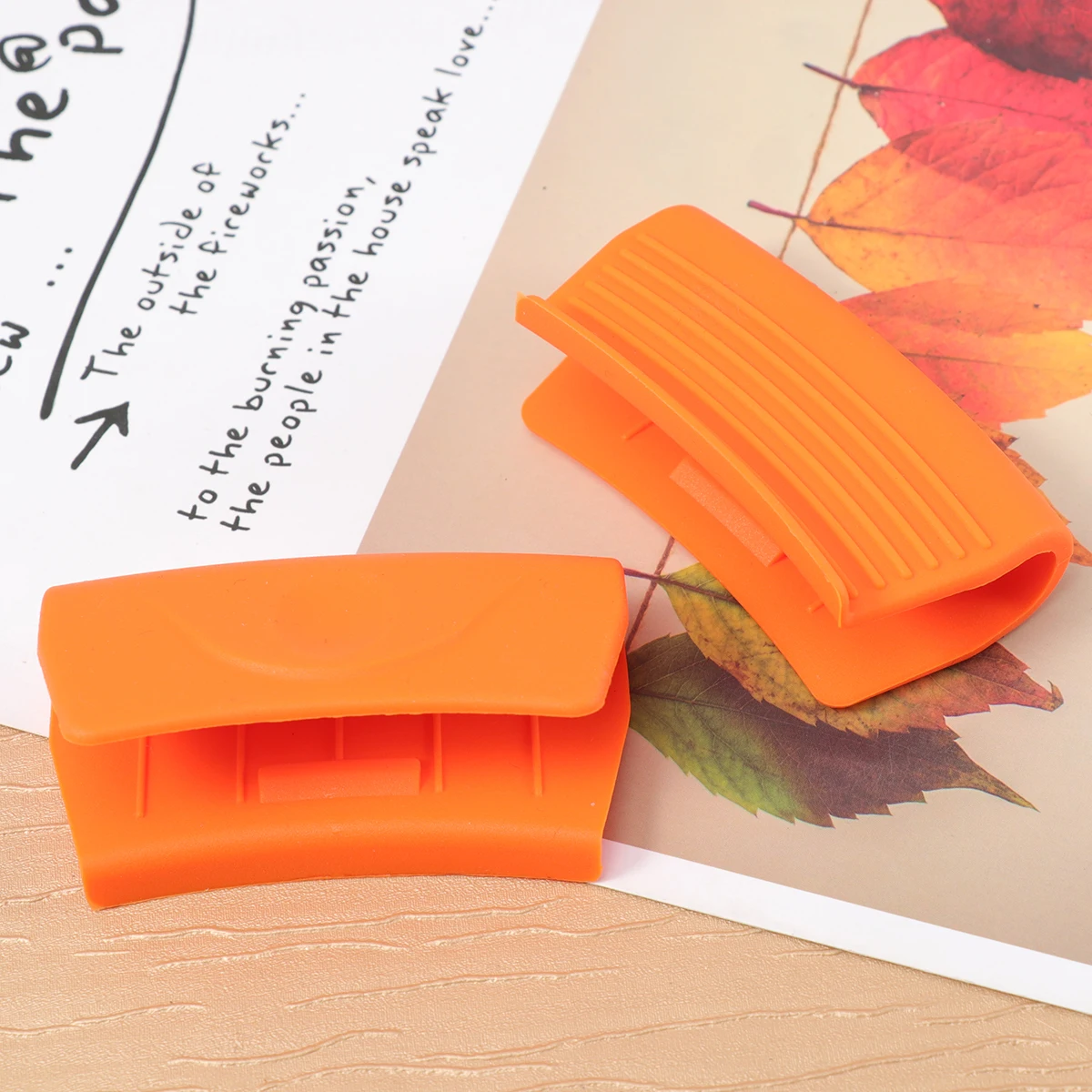 

2Pcs Heat Resistant Silicone Mitts Kitchen Pot H Covers Microwave Safe Grips Anti Scald Devices Cooking Use