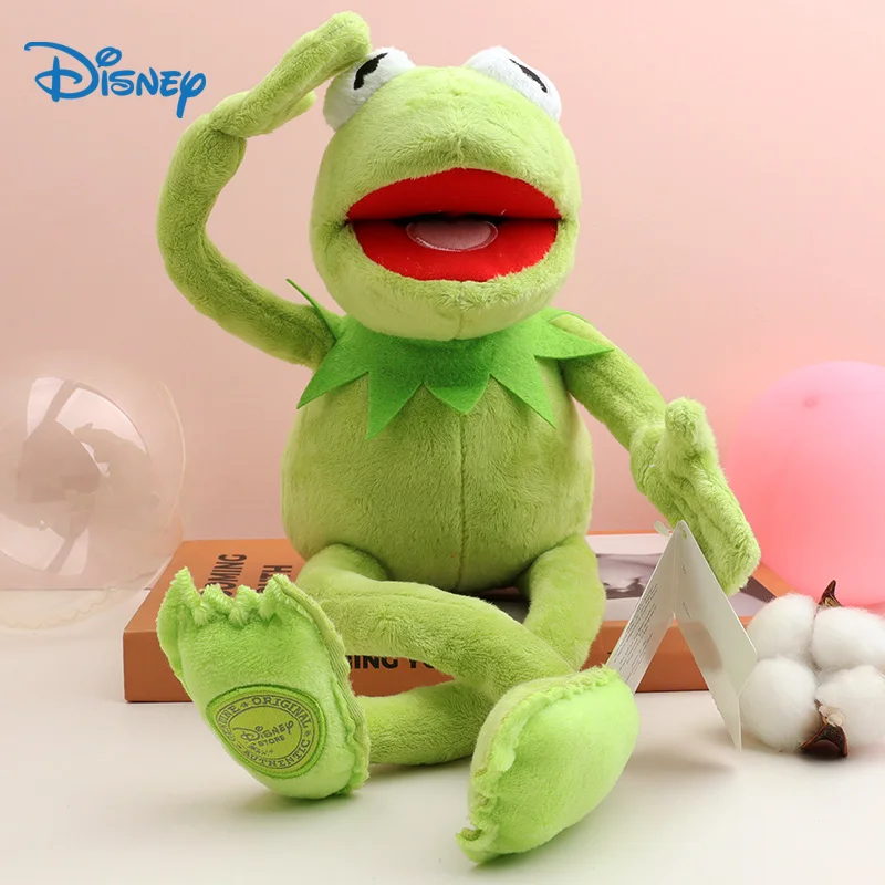 

Disney Kermit The Frog Plush Toys Adjustable Cute Anime Things Stuffed Animals Dolls Kawaii Decor Children Birthday Xmas Gifts
