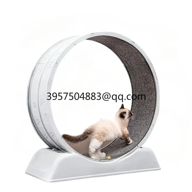 Quiet Exercise Pet Wheel Treadmill with Durable Plastic Frame and Textured